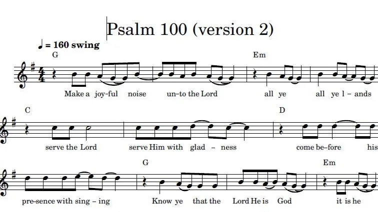 Scripture Song Sing Along