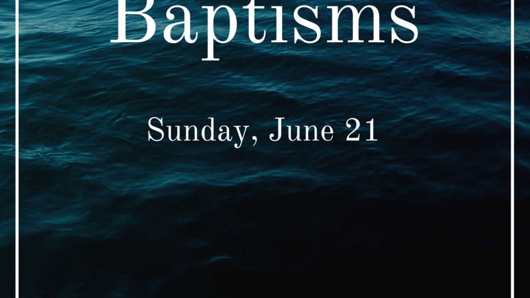 Baptism – June 2026